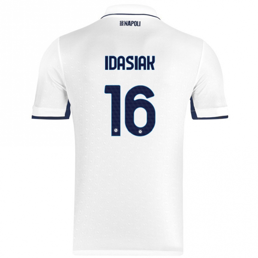 Vaikiškas Hubert Idasiak #16 Balta Karališka Mėlyna Išvykos Marškinėliai 2024/25 T-Shirt