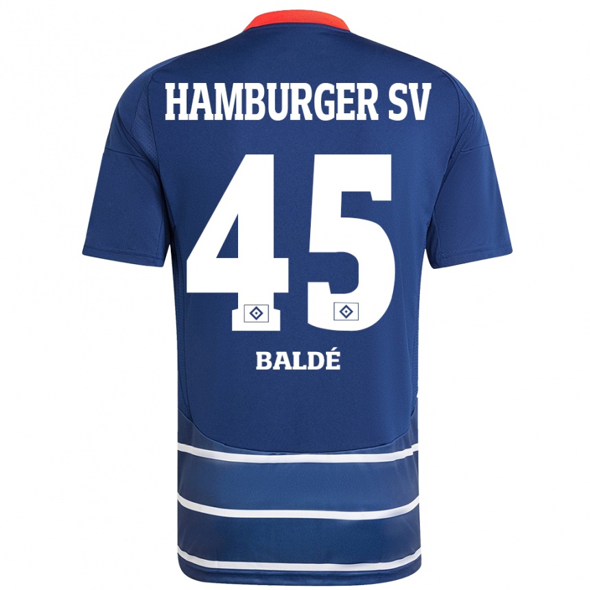 Vaikiškas Fabio Baldé #45 Tamsiai Mėlyna Išvykos Marškinėliai 2024/25 T-Shirt