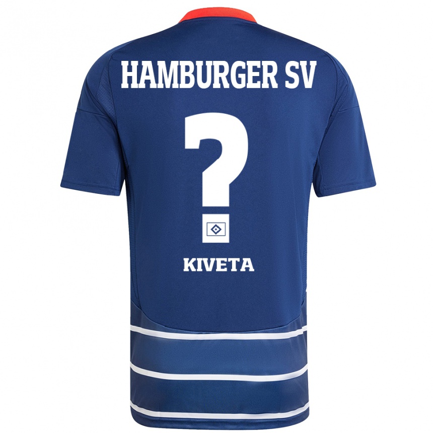 Vaikiškas Glory Kiveta #0 Tamsiai Mėlyna Išvykos Marškinėliai 2024/25 T-Shirt