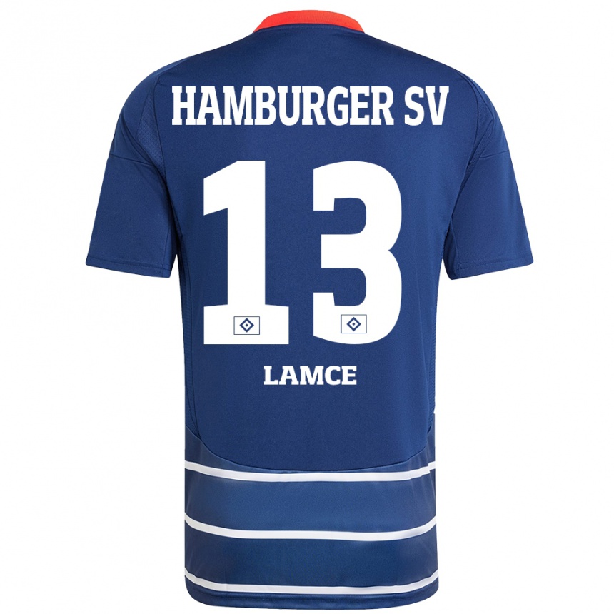 Vaikiškas Benjamin Lamce #13 Tamsiai Mėlyna Išvykos Marškinėliai 2024/25 T-Shirt