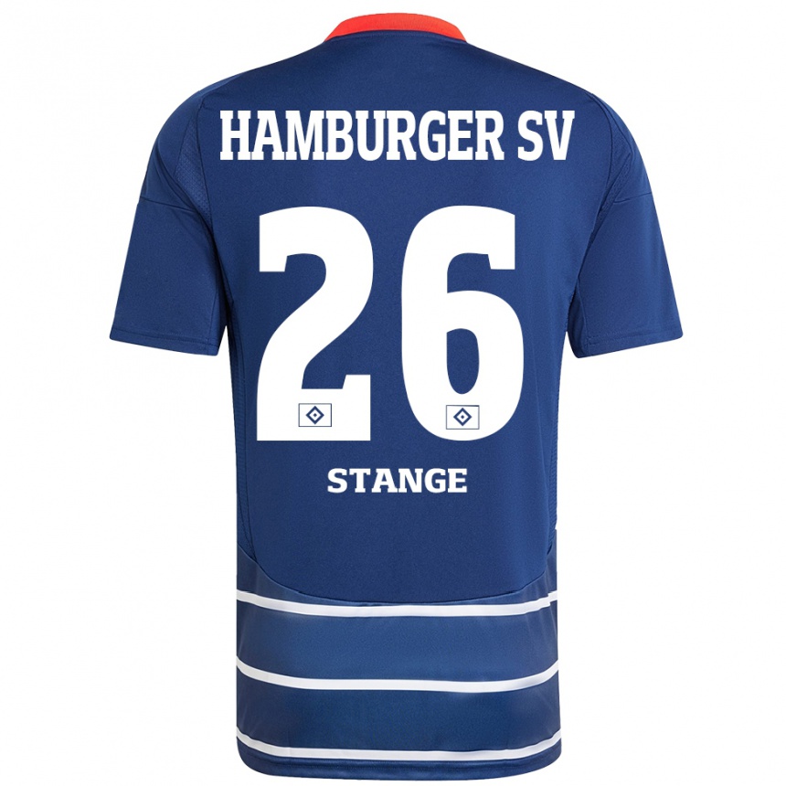 Vaikiškas Otto Stange #26 Tamsiai Mėlyna Išvykos Marškinėliai 2024/25 T-Shirt