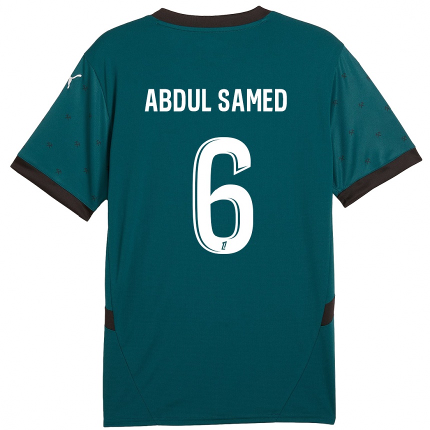 Vaikiškas Salis Abdul Samed #6 Tamsiai Žalia Išvykos Marškinėliai 2024/25 T-Shirt