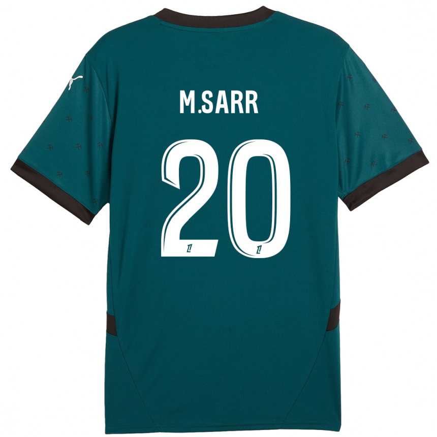 Vaikiškas Malang Sarr #20 Tamsiai Žalia Išvykos Marškinėliai 2024/25 T-Shirt