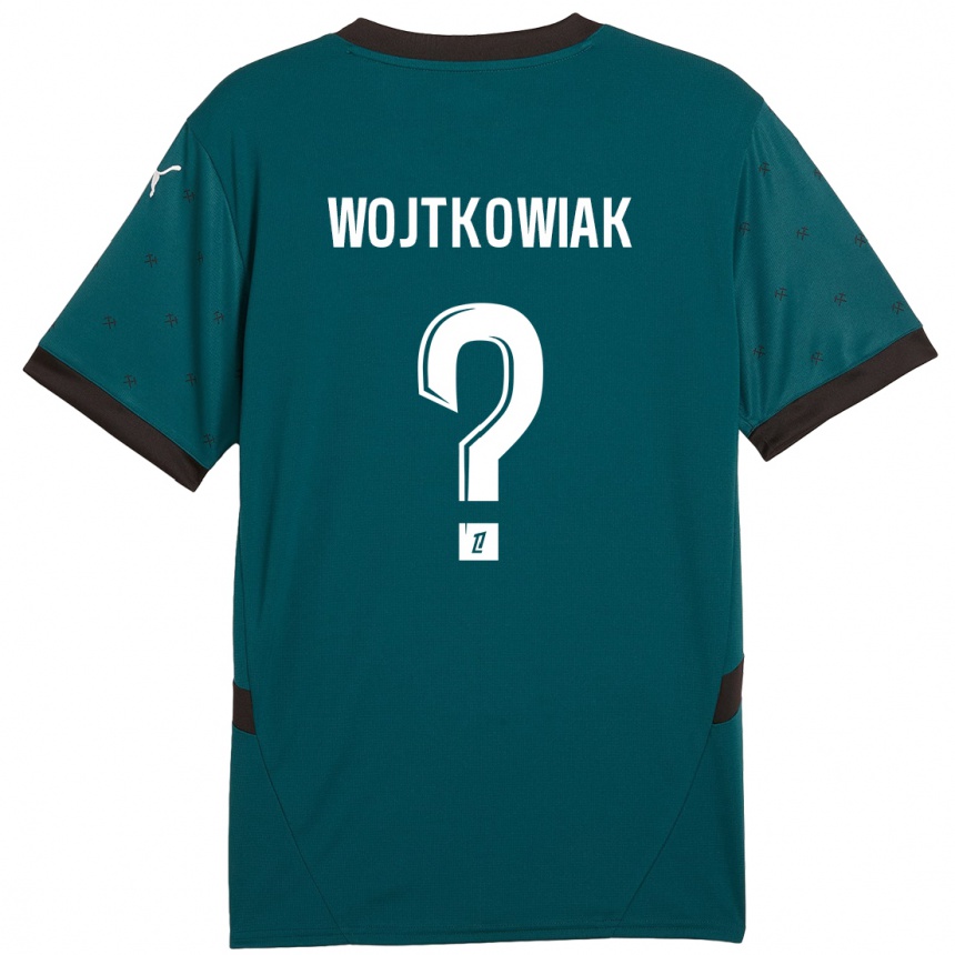 Vaikiškas Valentin Wojtkowiak #0 Tamsiai Žalia Išvykos Marškinėliai 2024/25 T-Shirt