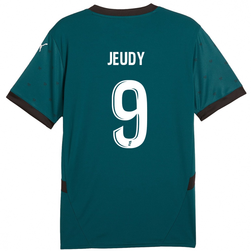 Vaikiškas Sherly Jeudy #9 Tamsiai Žalia Išvykos Marškinėliai 2024/25 T-Shirt