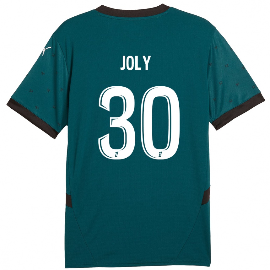 Vaikiškas Blandine Joly #30 Tamsiai Žalia Išvykos Marškinėliai 2024/25 T-Shirt