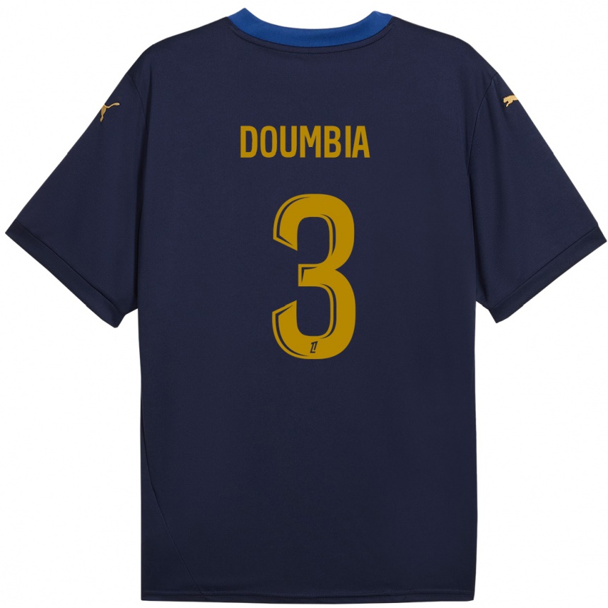 Vaikiškas Kamory Doumbia #3 Laivyno Auksas Išvykos Marškinėliai 2024/25 T-Shirt