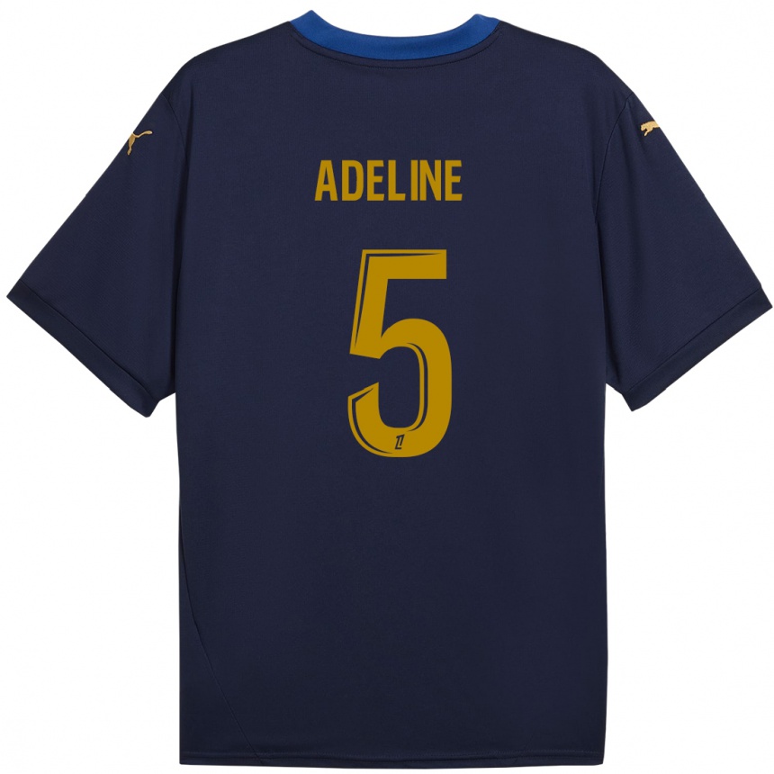 Vaikiškas Martin Adeline #5 Laivyno Auksas Išvykos Marškinėliai 2024/25 T-Shirt