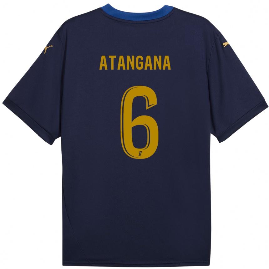 Vaikiškas Valentin Atangana Edoa #6 Laivyno Auksas Išvykos Marškinėliai 2024/25 T-Shirt