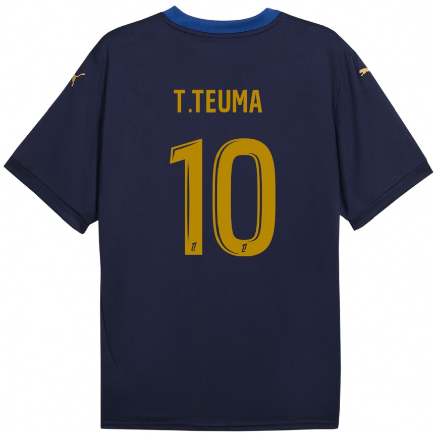 Vaikiškas Teddy Teuma #10 Laivyno Auksas Išvykos Marškinėliai 2024/25 T-Shirt