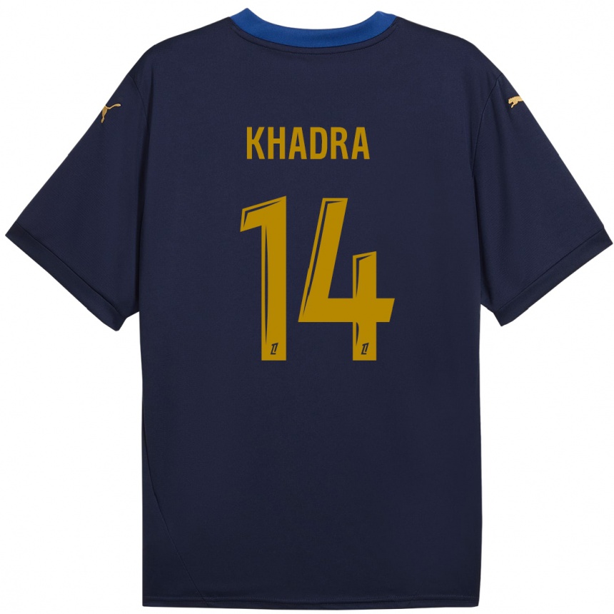 Vaikiškas Reda Khadra #14 Laivyno Auksas Išvykos Marškinėliai 2024/25 T-Shirt