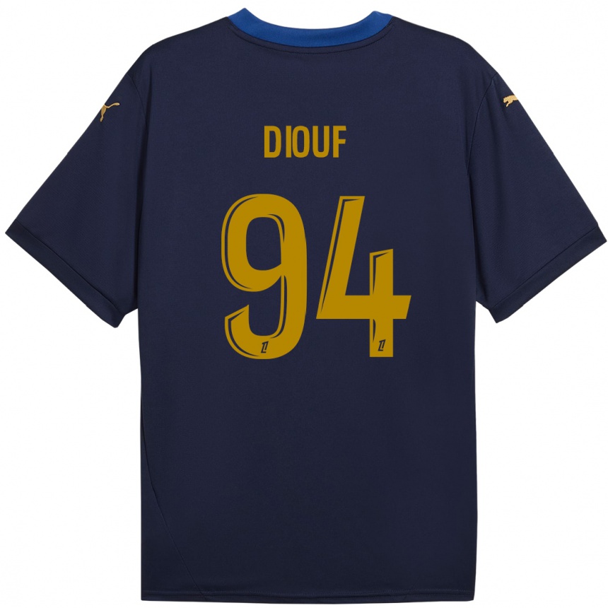 Vaikiškas Yehvann Diouf #94 Laivyno Auksas Išvykos Marškinėliai 2024/25 T-Shirt