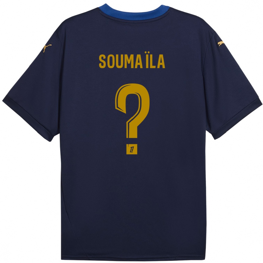 Vaikiškas Soumaïla Sylla #0 Laivyno Auksas Išvykos Marškinėliai 2024/25 T-Shirt