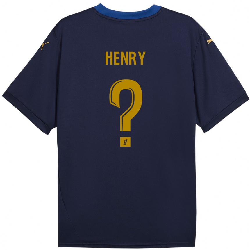 Vaikiškas Kobi Henry #0 Laivyno Auksas Išvykos Marškinėliai 2024/25 T-Shirt