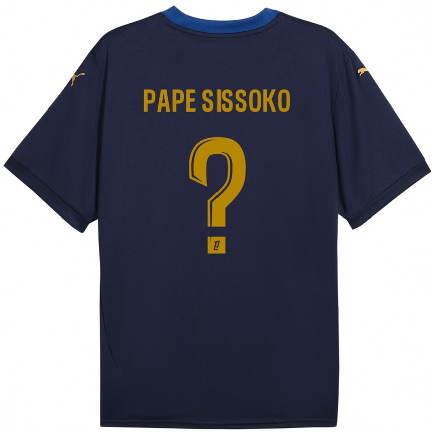 Vaikiškas Niama Pape Sissoko #0 Laivyno Auksas Išvykos Marškinėliai 2024/25 T-Shirt