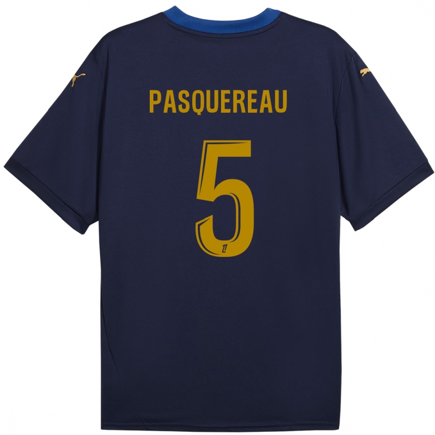 Vaikiškas Julie Pasquereau #5 Laivyno Auksas Išvykos Marškinėliai 2024/25 T-Shirt