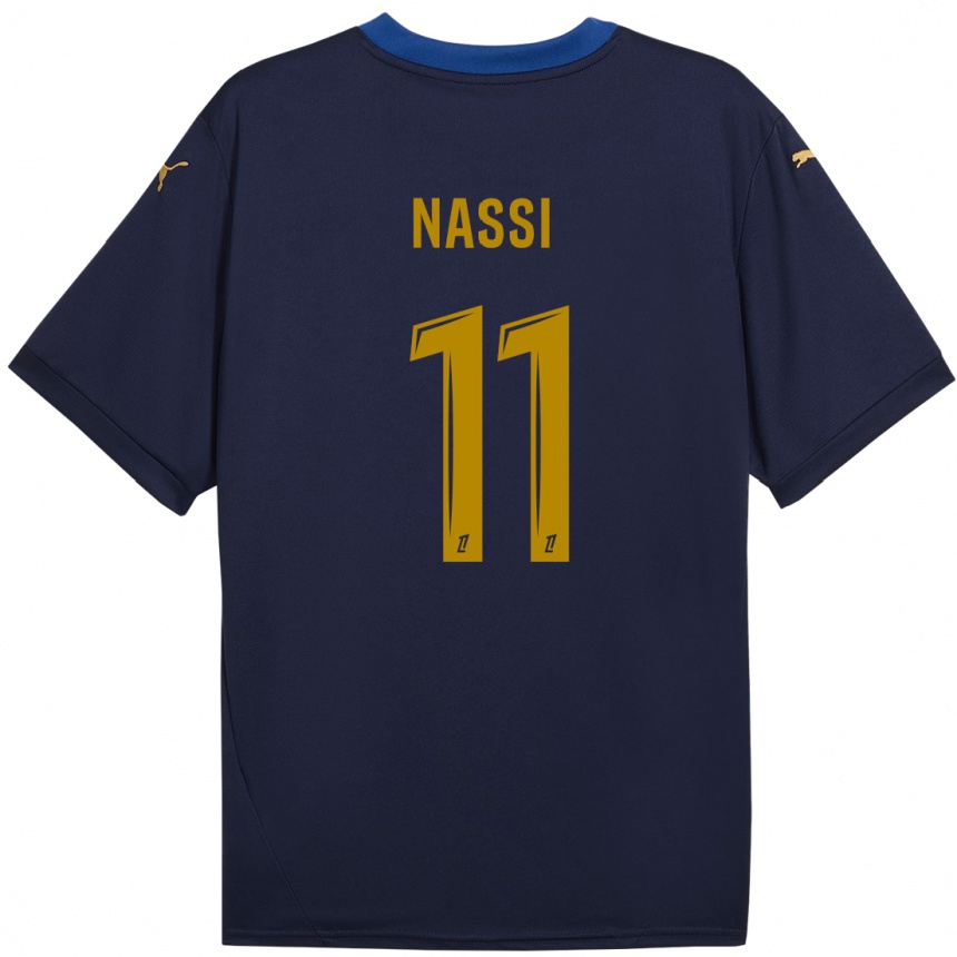 Vaikiškas Jade Nassi #11 Laivyno Auksas Išvykos Marškinėliai 2024/25 T-Shirt