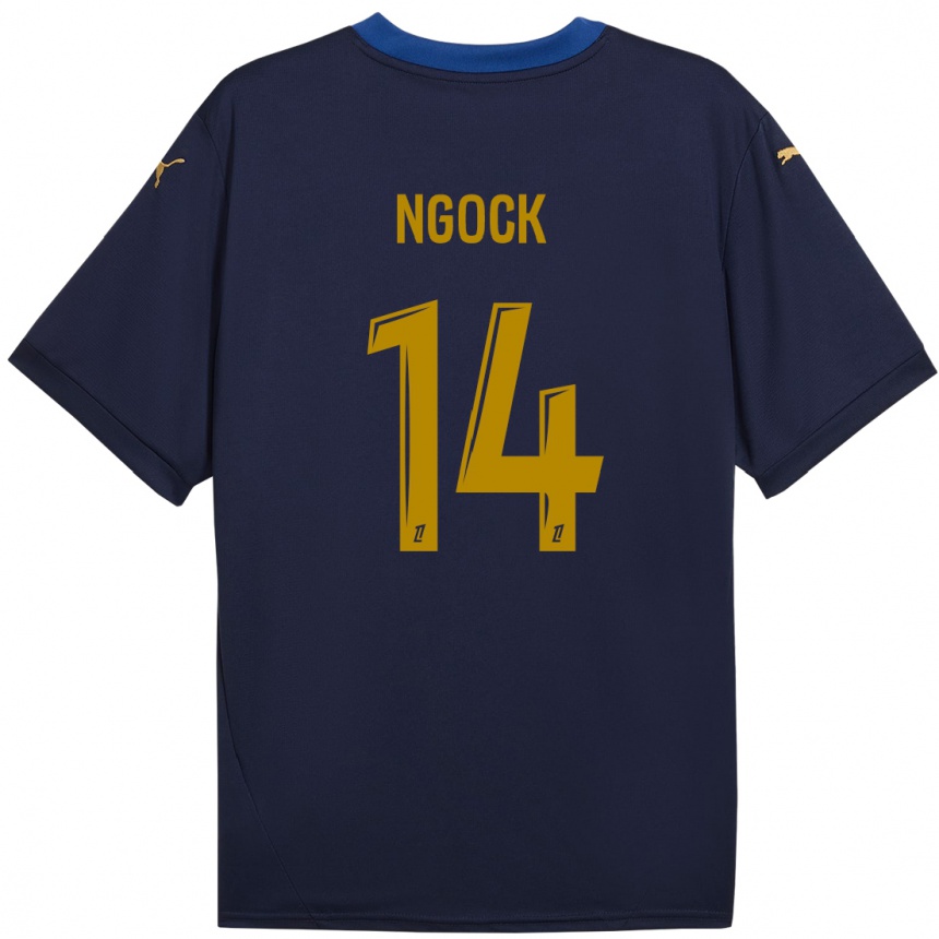 Vaikiškas Monique Ngock #14 Laivyno Auksas Išvykos Marškinėliai 2024/25 T-Shirt