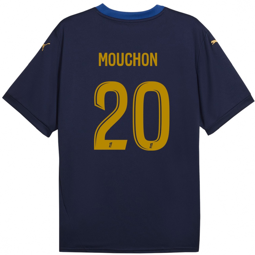 Vaikiškas Noemie Mouchon #20 Laivyno Auksas Išvykos Marškinėliai 2024/25 T-Shirt