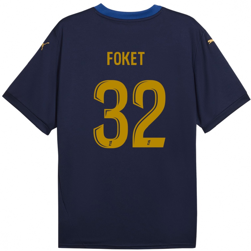 Vaikiškas Thomas Foket #32 Laivyno Auksas Išvykos Marškinėliai 2024/25 T-Shirt