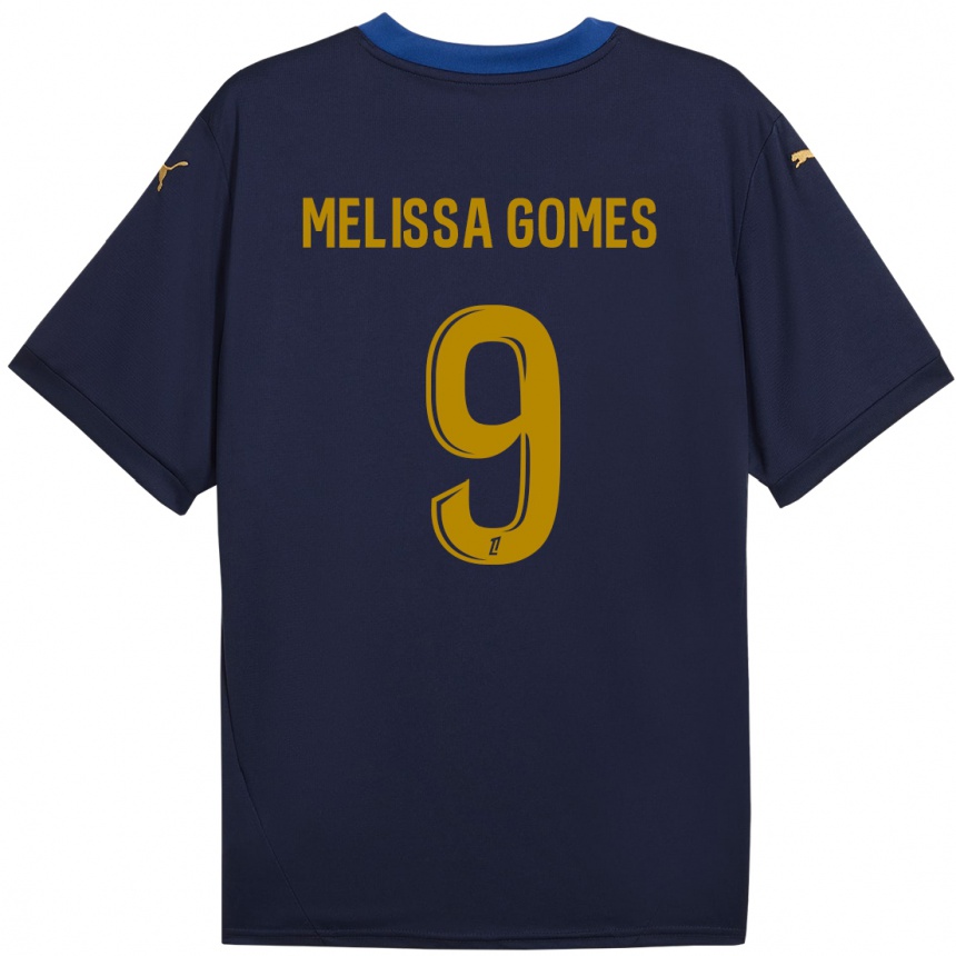 Vaikiškas Melissa Ferreira Gomes #9 Laivyno Auksas Išvykos Marškinėliai 2024/25 T-Shirt