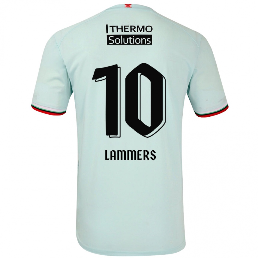 Vaikiškas Sam Lammers #10 Šviesiai Žalia Išvykos Marškinėliai 2024/25 T-Shirt