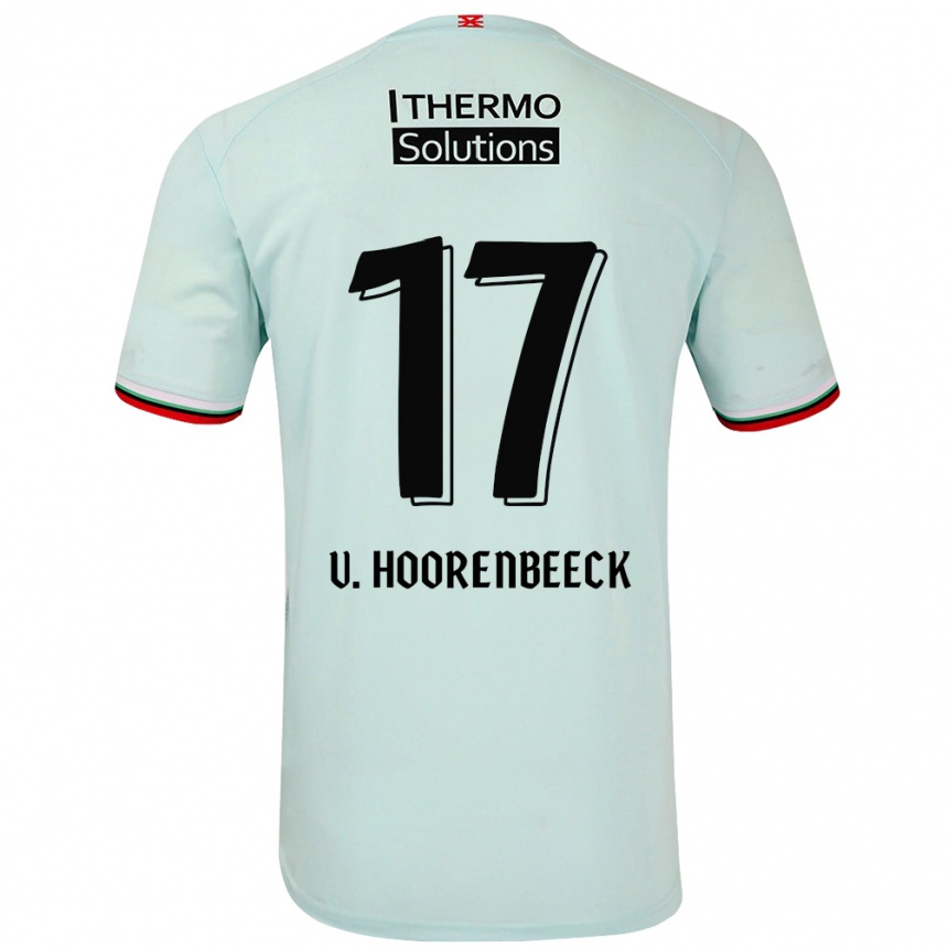 Vaikiškas Alec Van Hoorenbeeck #17 Šviesiai Žalia Išvykos Marškinėliai 2024/25 T-Shirt