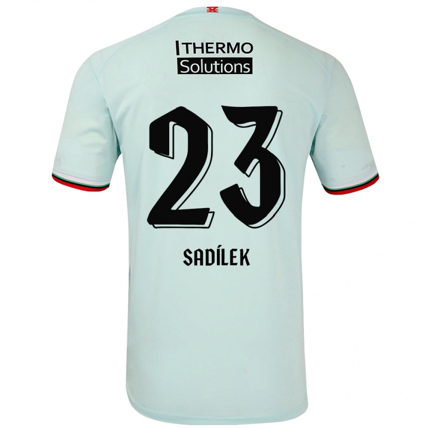 Vaikiškas Michal Sadilek #23 Šviesiai Žalia Išvykos Marškinėliai 2024/25 T-Shirt