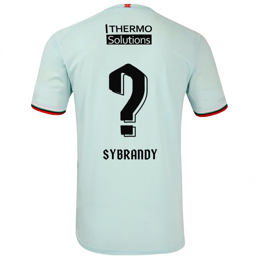 Vaikiškas Sander Sybrandy #0 Šviesiai Žalia Išvykos Marškinėliai 2024/25 T-Shirt