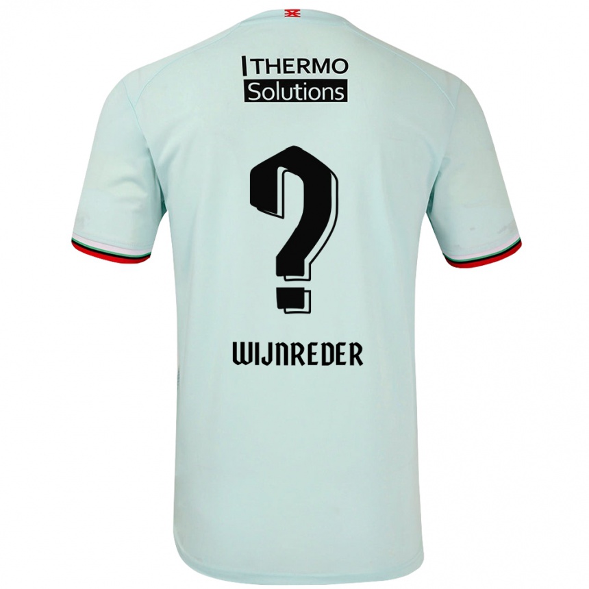 Vaikiškas Jeppe Wijnreder #0 Šviesiai Žalia Išvykos Marškinėliai 2024/25 T-Shirt