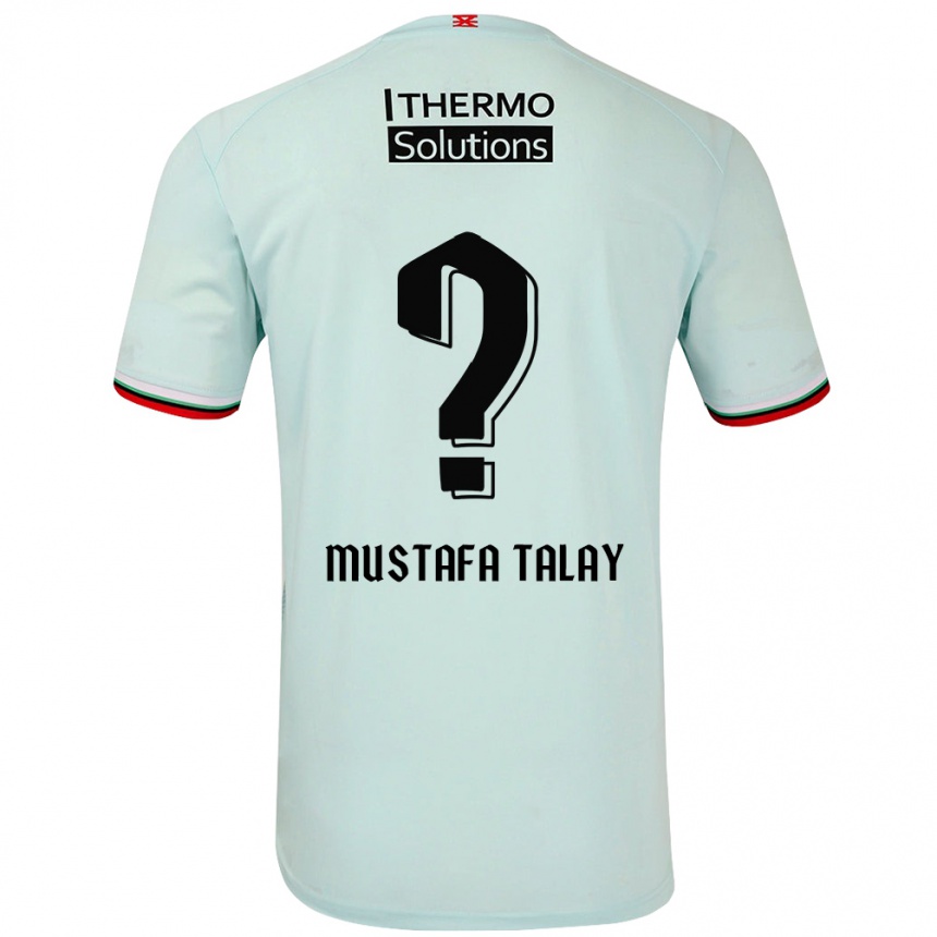 Vaikiškas Kaan Mustafa Talay #0 Šviesiai Žalia Išvykos Marškinėliai 2024/25 T-Shirt