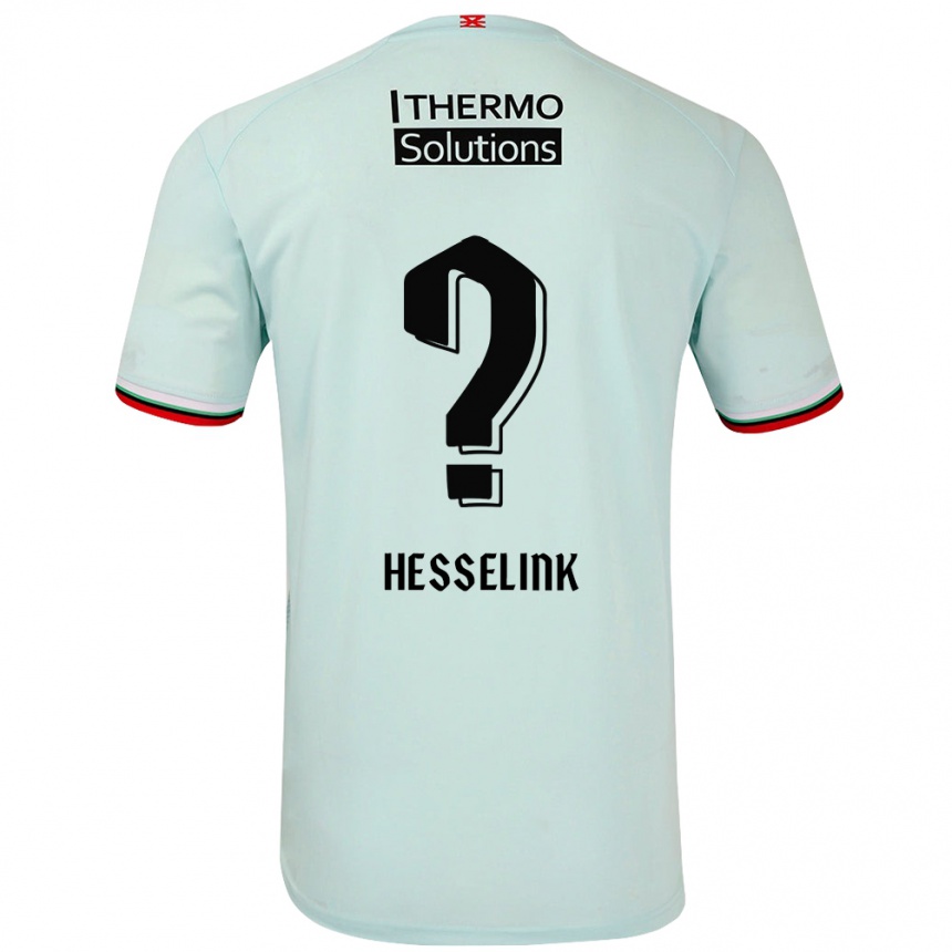 Vaikiškas Lucas Vennegoor Of Hesselink #0 Šviesiai Žalia Išvykos Marškinėliai 2024/25 T-Shirt