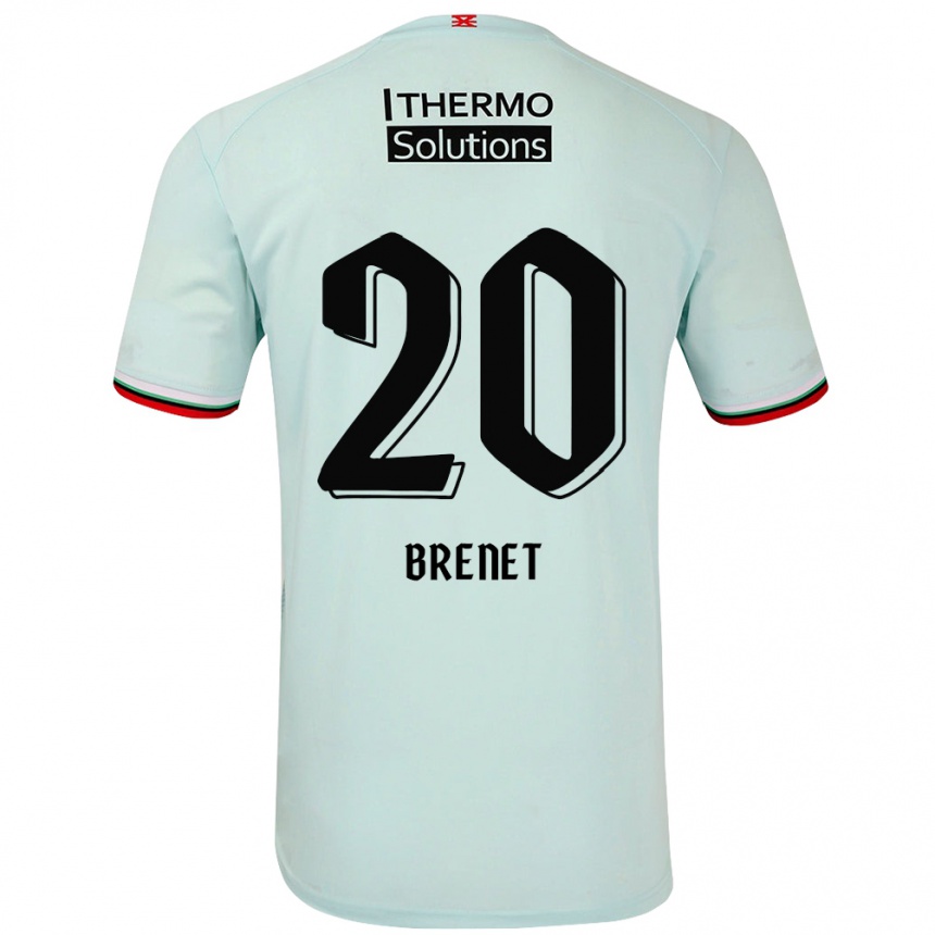 Vaikiškas Joshua Brenet #20 Šviesiai Žalia Išvykos Marškinėliai 2024/25 T-Shirt