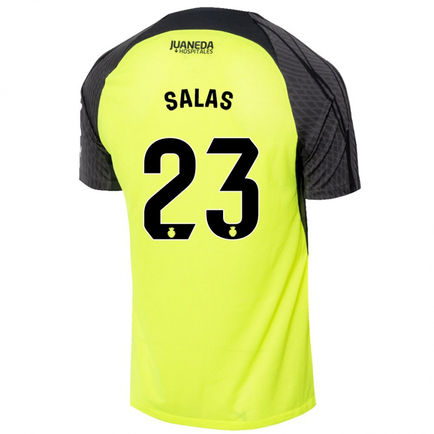 Vaikiškas Jan Salas #23 Fluorescencinė Žalia Juoda Išvykos Marškinėliai 2024/25 T-Shirt