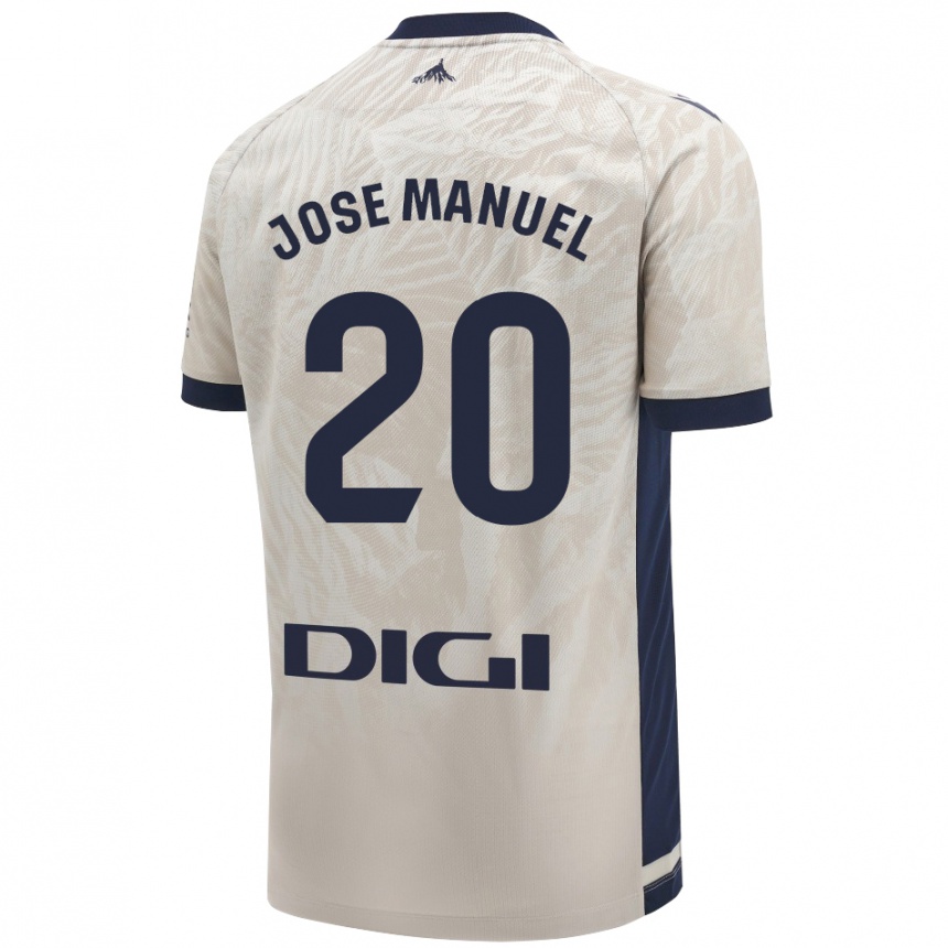 Vaikiškas José Manuel Arnáiz #20 Šviesiai Pilka Išvykos Marškinėliai 2024/25 T-Shirt