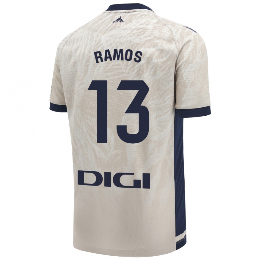 Vaikiškas Darío Ramos #13 Šviesiai Pilka Išvykos Marškinėliai 2024/25 T-Shirt