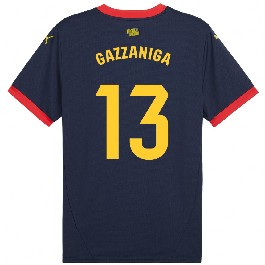 Vaikiškas Paulo Gazzaniga #13 Tamsiai Raudona Išvykos Marškinėliai 2024/25 T-Shirt