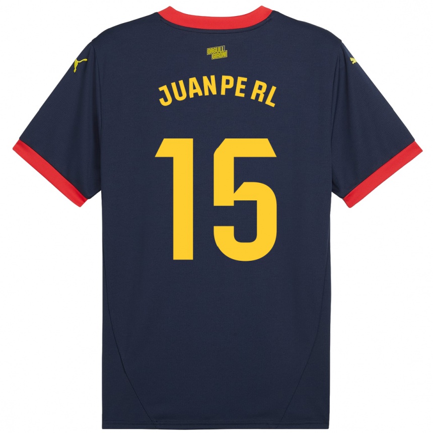 Vaikiškas Juanpe #15 Tamsiai Raudona Išvykos Marškinėliai 2024/25 T-Shirt