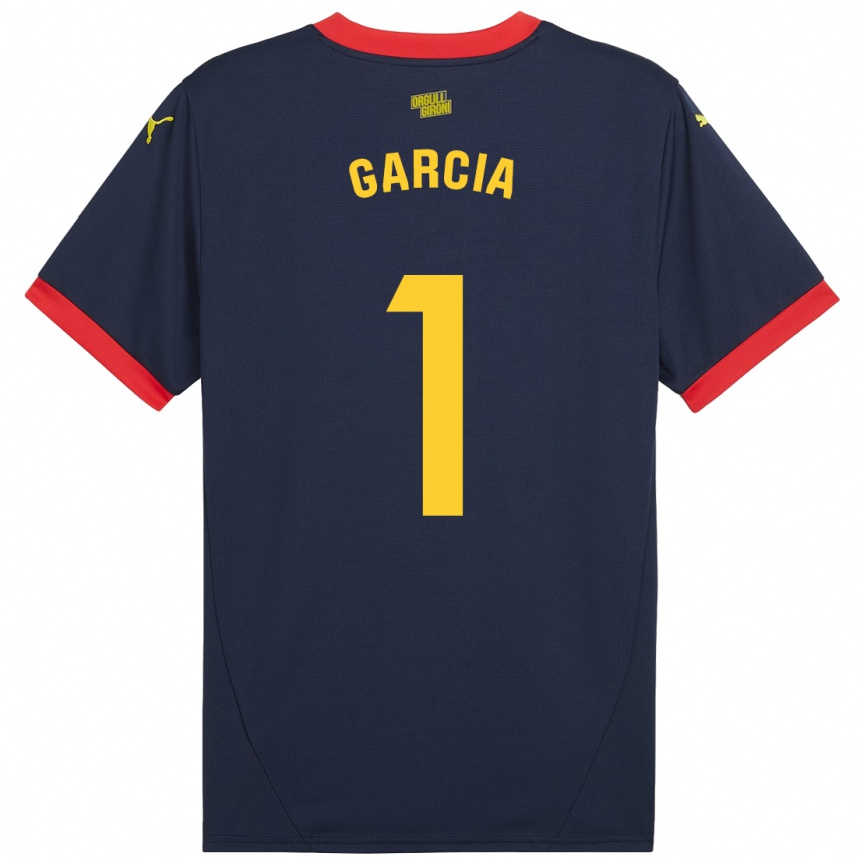 Vaikiškas Lucas García #1 Tamsiai Raudona Išvykos Marškinėliai 2024/25 T-Shirt