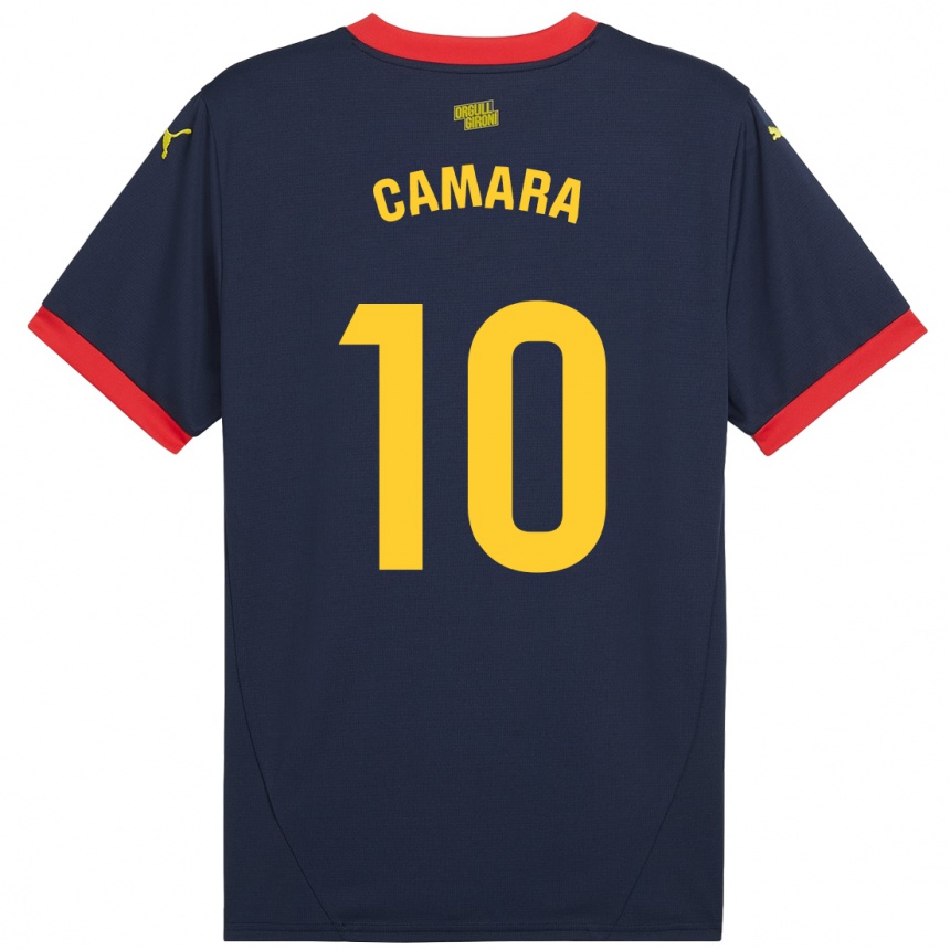 Vaikiškas Dawda Camara #10 Tamsiai Raudona Išvykos Marškinėliai 2024/25 T-Shirt