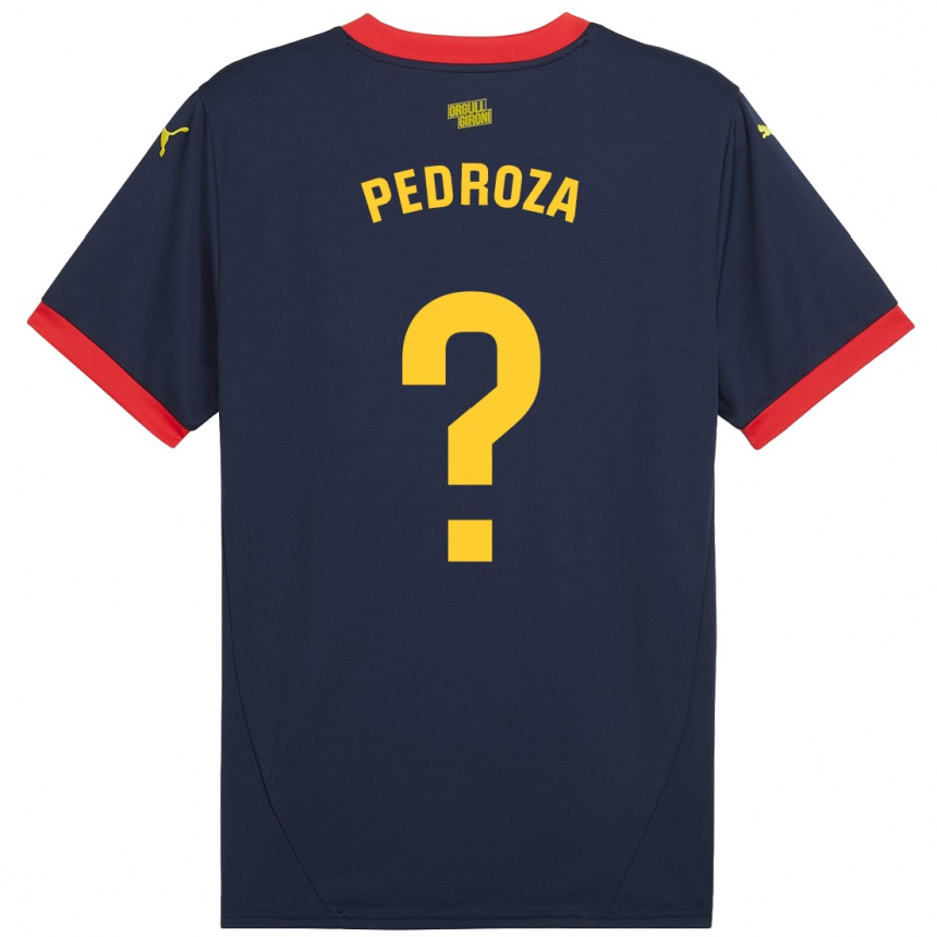 Vaikiškas Gerardo Pedroza #0 Tamsiai Raudona Išvykos Marškinėliai 2024/25 T-Shirt