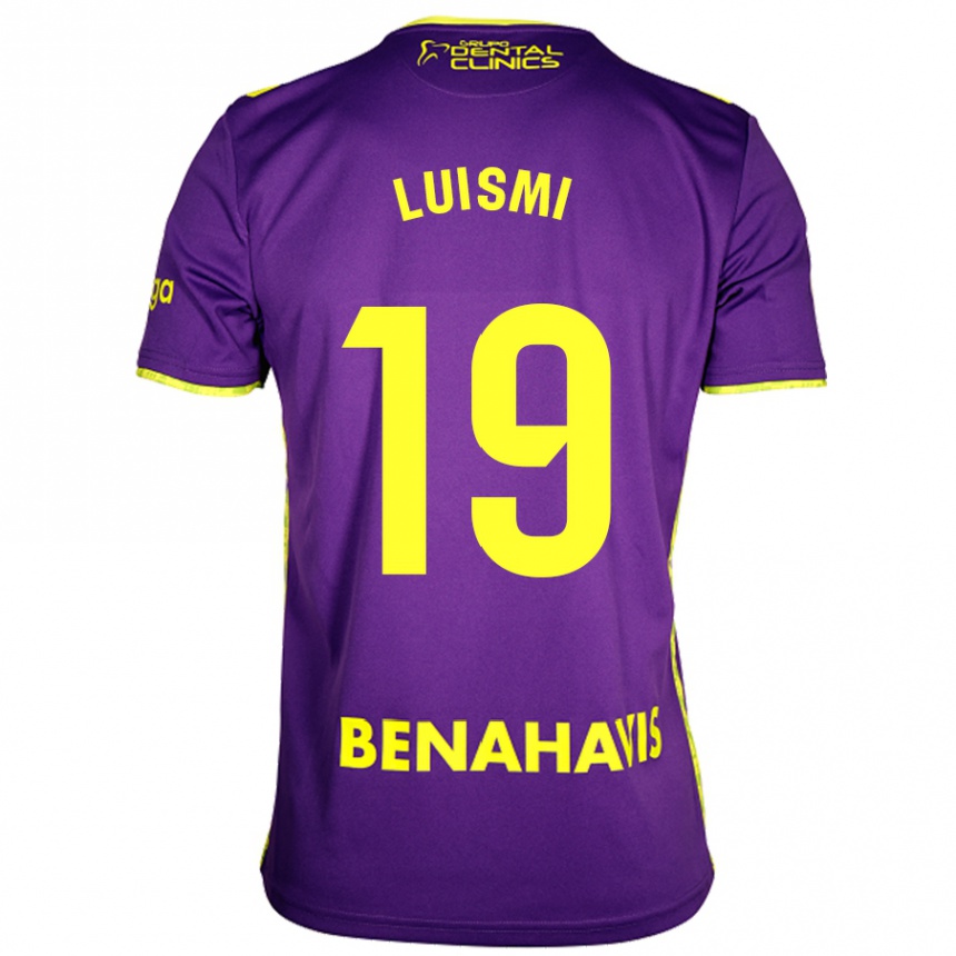 Vaikiškas Luismi Sánchez #19 Violetinė Geltona Išvykos Marškinėliai 2024/25 T-Shirt