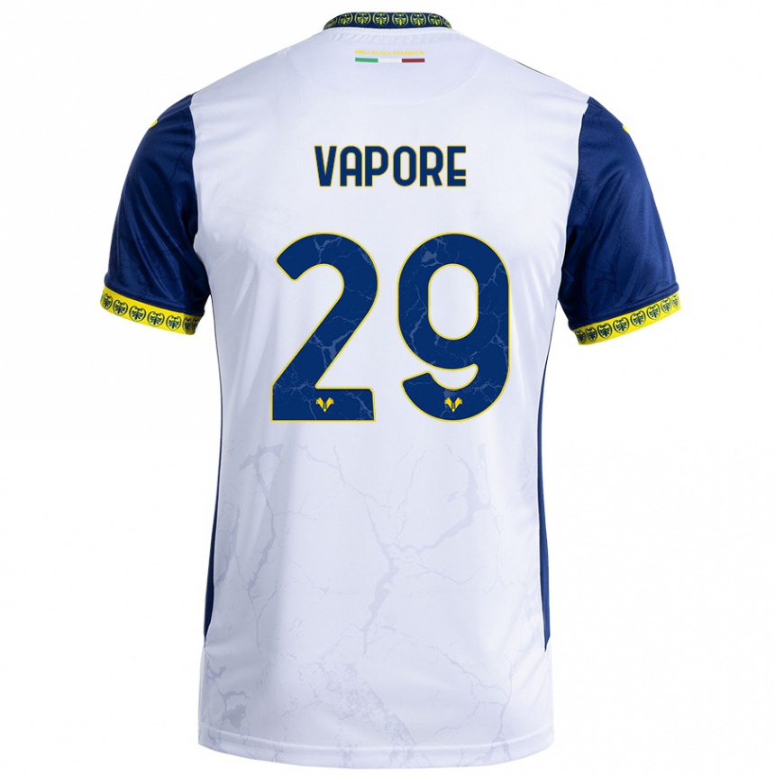 Vaikiškas Angelo Vapore #29 Balta Mėlyna Išvykos Marškinėliai 2024/25 T-Shirt