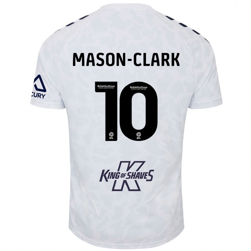 Vaikiškas Ephron Mason-Clark #10 Baltas Išvykos Marškinėliai 2024/25 T-Shirt