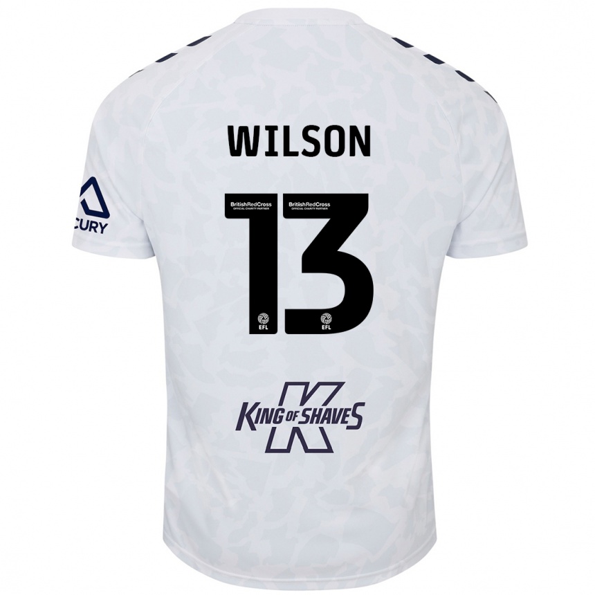 Vaikiškas Ben Wilson #13 Baltas Išvykos Marškinėliai 2024/25 T-Shirt