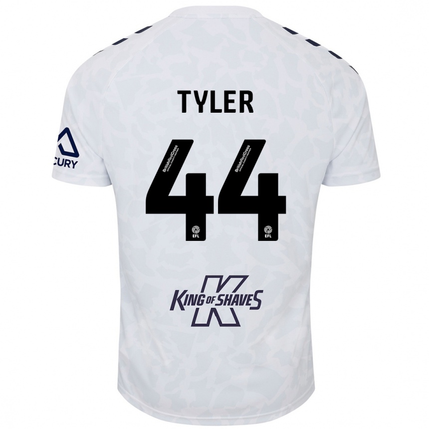 Vaikiškas Cian Tyler #44 Baltas Išvykos Marškinėliai 2024/25 T-Shirt