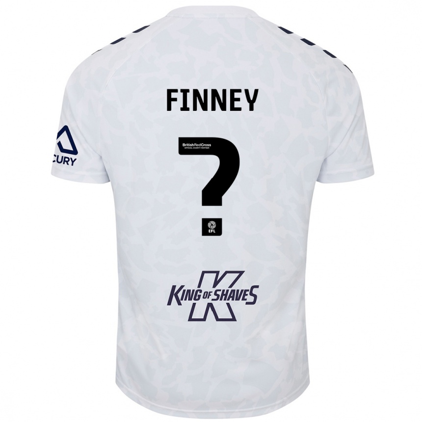 Vaikiškas Charlie Finney #0 Baltas Išvykos Marškinėliai 2024/25 T-Shirt