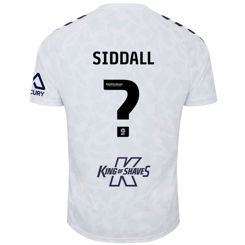 Vaikiškas Rylie Siddall #0 Baltas Išvykos Marškinėliai 2024/25 T-Shirt