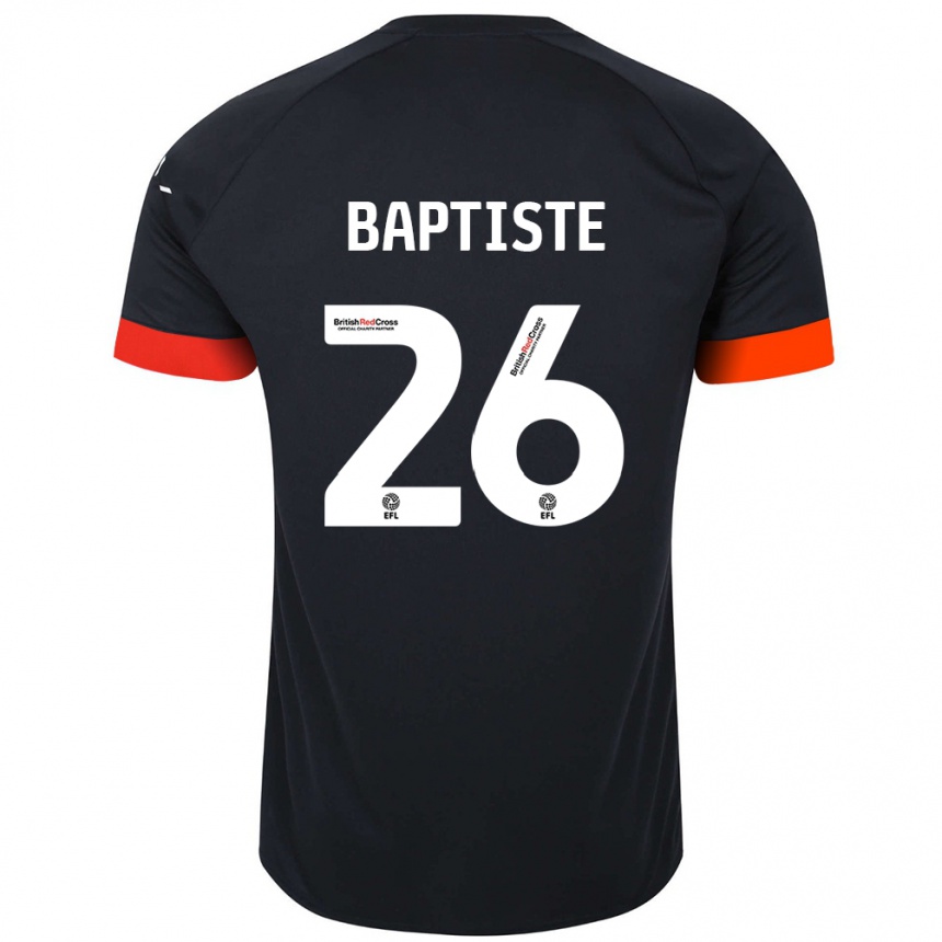 Vaikiškas Shandon Baptiste #26 Juoda Oranžinė Išvykos Marškinėliai 2024/25 T-Shirt