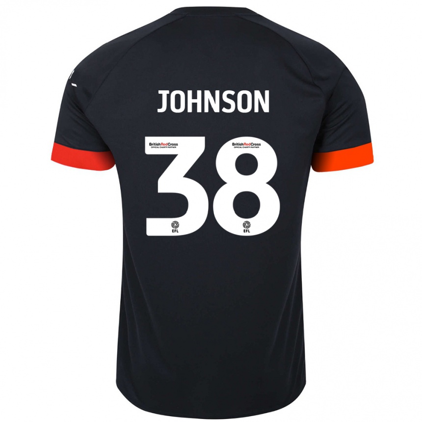 Vaikiškas Joe Johnson #38 Juoda Oranžinė Išvykos Marškinėliai 2024/25 T-Shirt